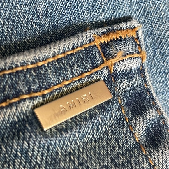 AMIRI Indigo Blue Denim Pants - Picture 9 of 10